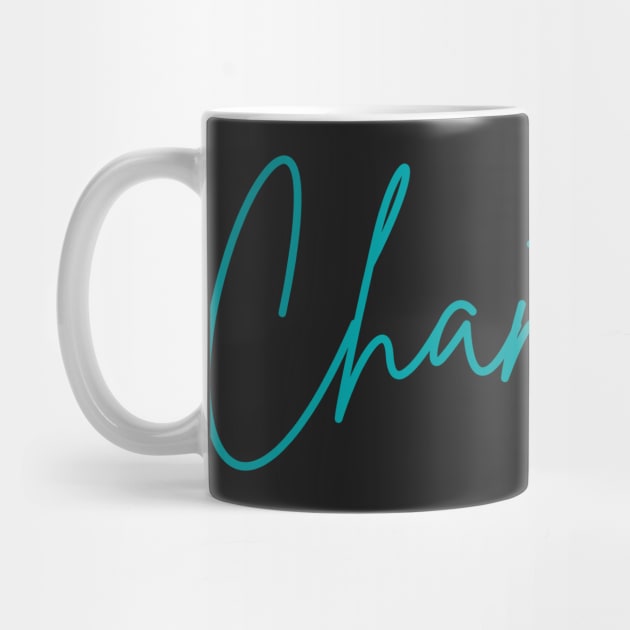 Chants Up! Coastal Carolina University cursive trendy cute by LFariaDesign